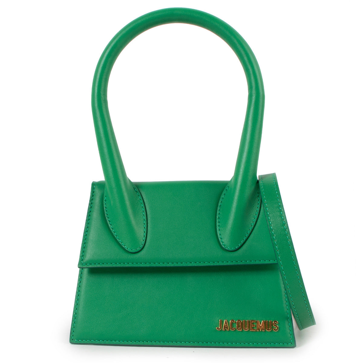 Jacquemus Green Le Chiquito Moyen Crossbody Bag for the best price at Labellov secondhand luxury