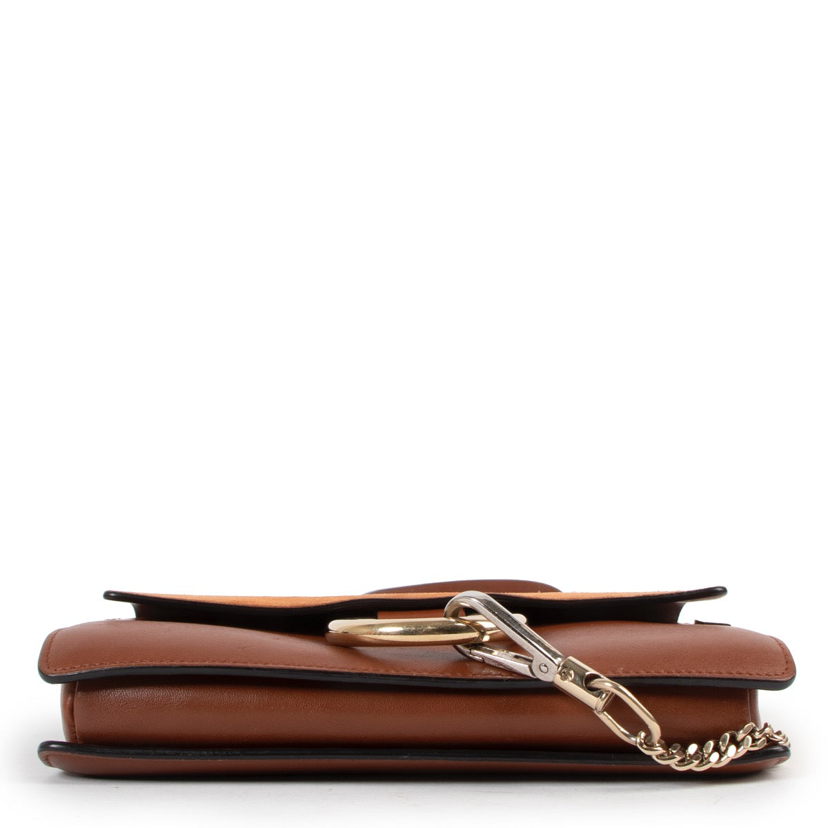 Chloé Tobacco Faye Small Crossbody Bag for the best price at Labellov secondhand luxury in Antwerp