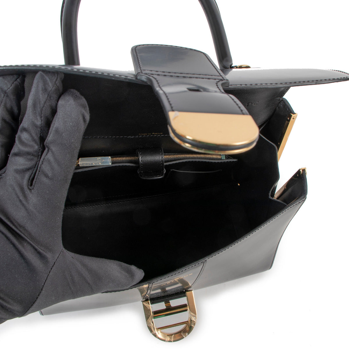 Delvaux Limited Edition Black Brillant Diva Handbag