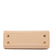 Buy an authentic second hand Delvaux Nude Patent Leather Tempête Micro Bag in new condition at Labellov.com