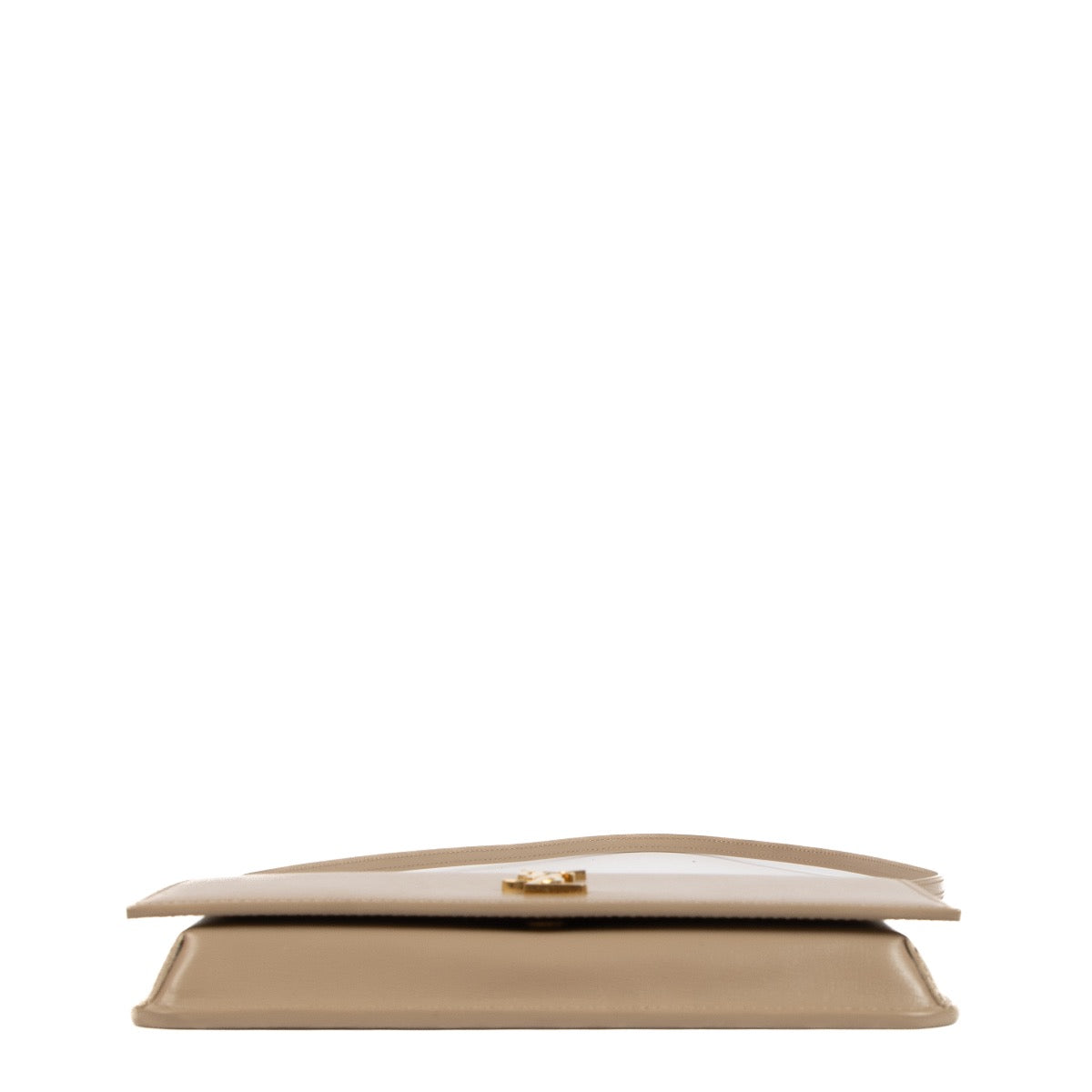 Shop 100% authentic second-hand Saint Laurent Dark Beige Leather Cassandre Phone Holder on Labellov.com