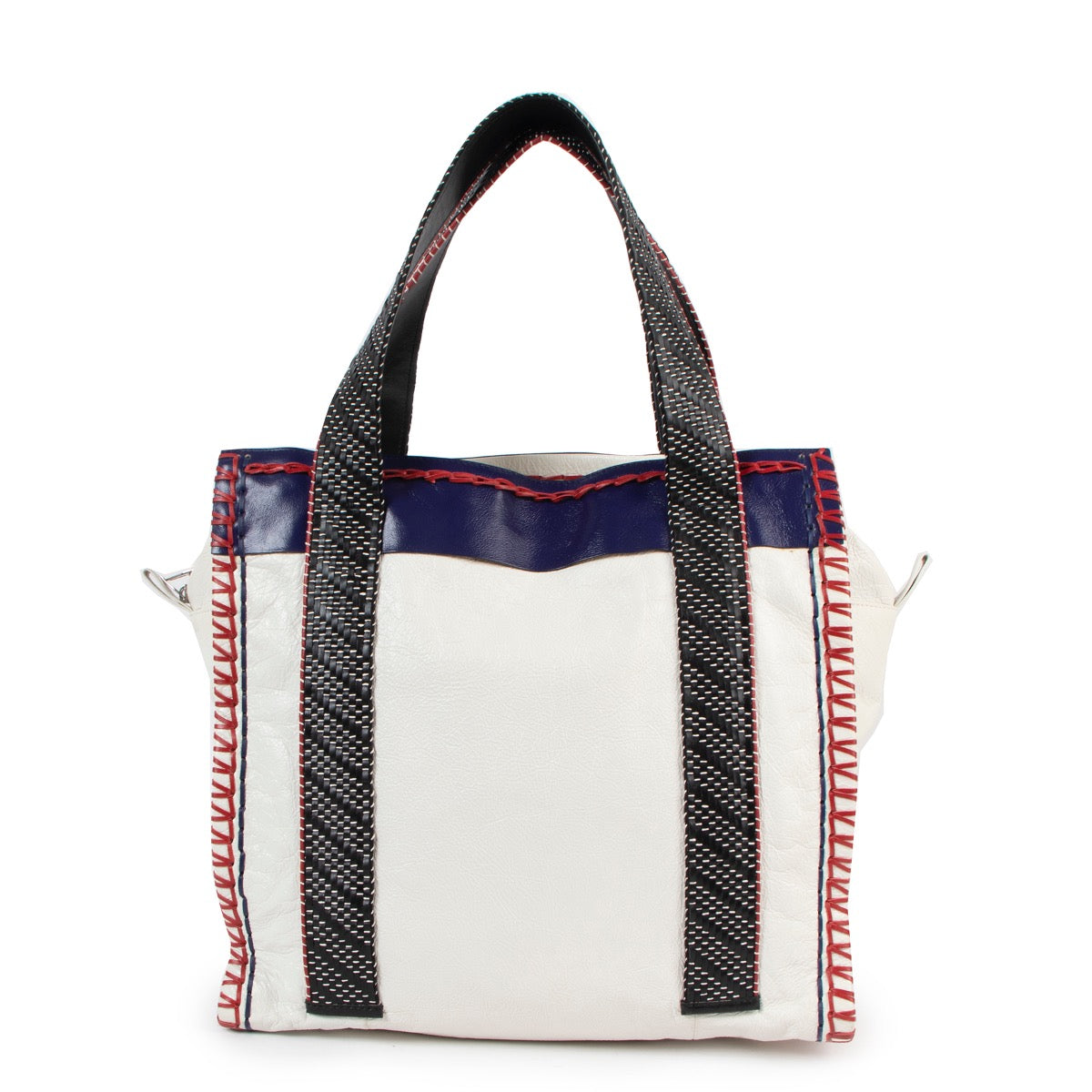 Shop safe online at Labellov in Antwerp this 100% authentic second hand Balenciaga Medium Scaffold Shopper Tote Bag