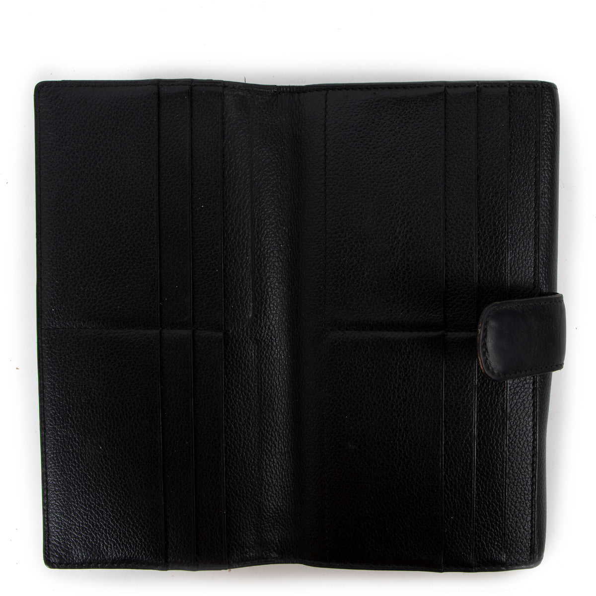 Delvaux Black Leather Wallet