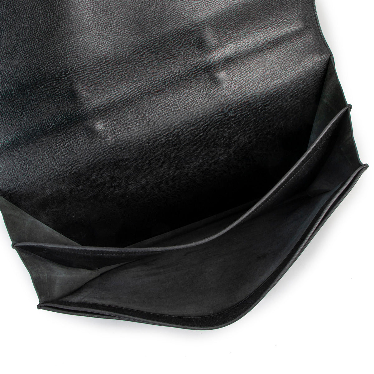 Hermès Sac A Depeches 2-38 Black Epsom Briefcase