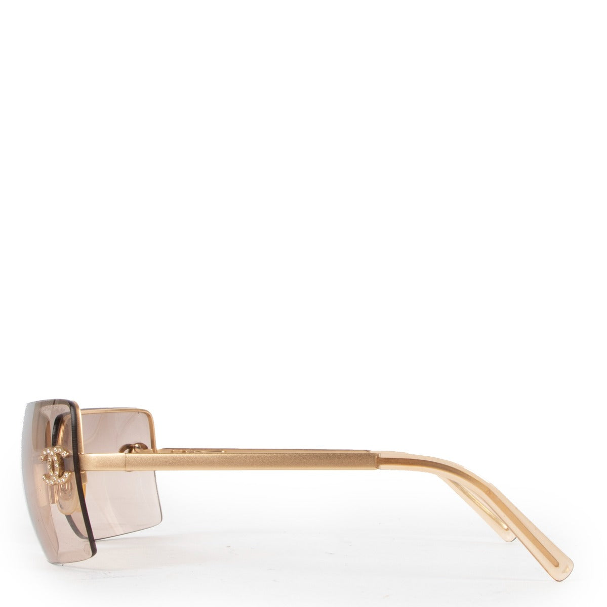 Chanel 4092 CC Crystal Vintage Rimless Sunglasses