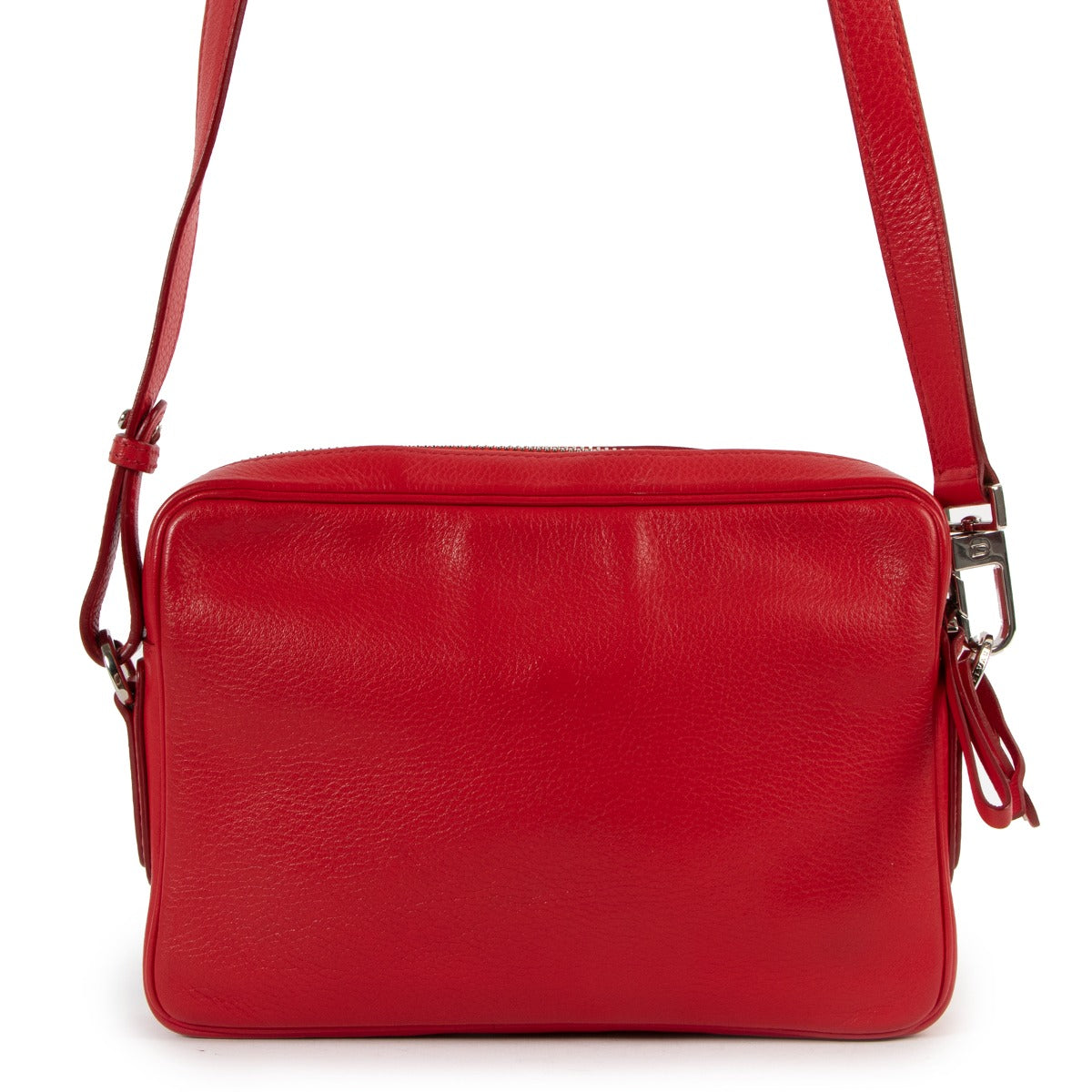 Delvaux Rode Leren Mardi Cameratas
