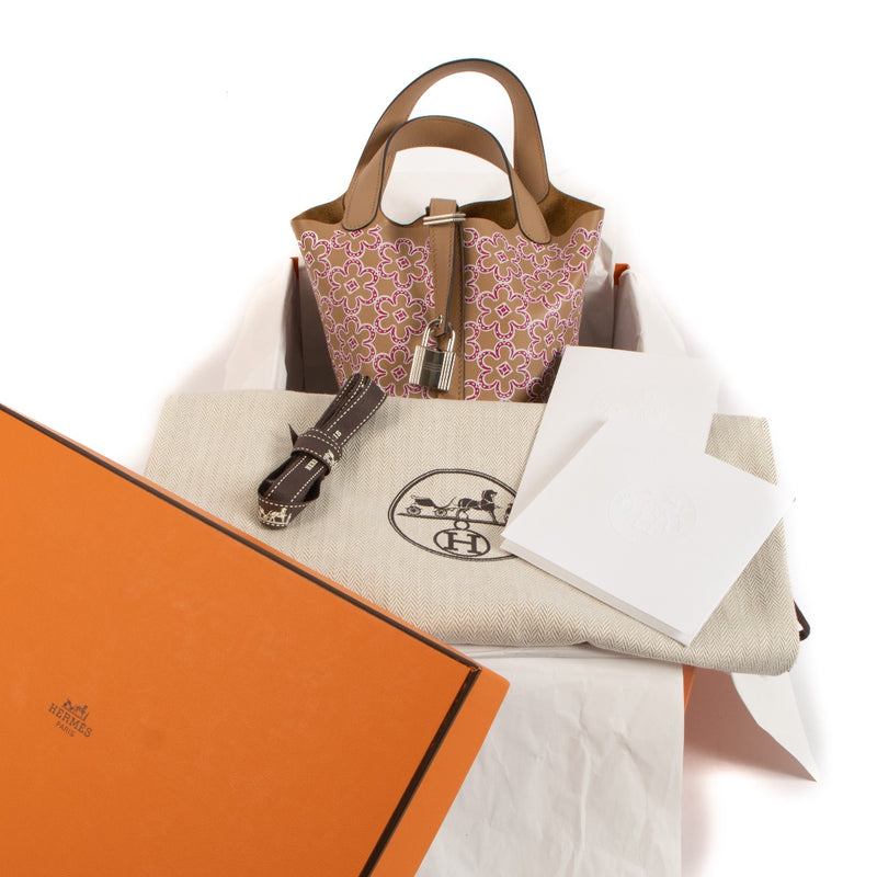 Hermès Picotin Lock Micro Lucky Daisy