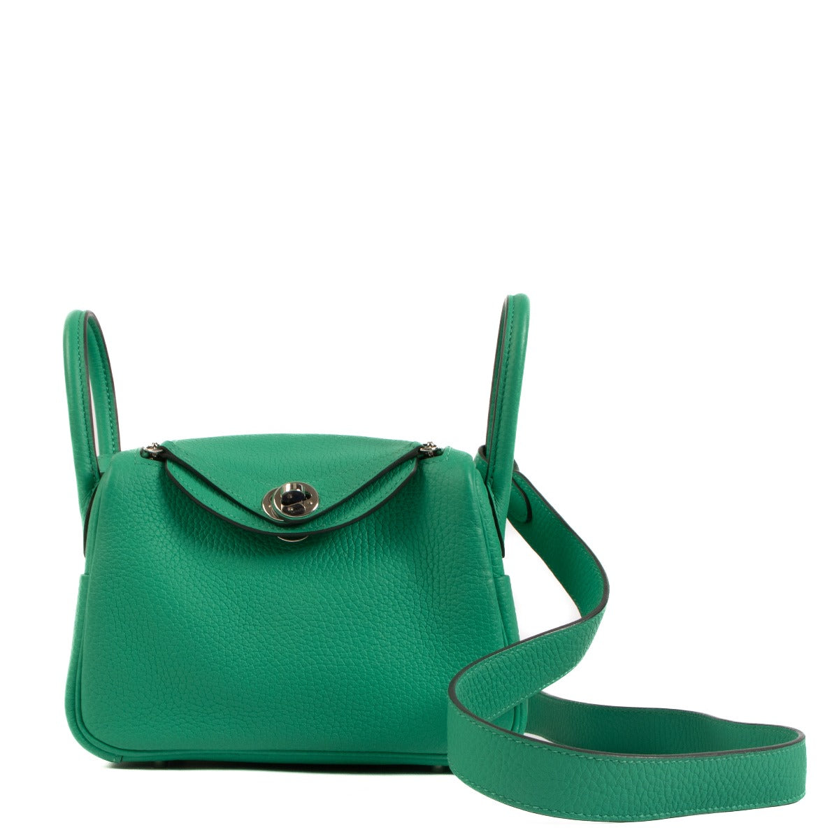 Hermès Lindy Mini Menthe Taurillon Clemence