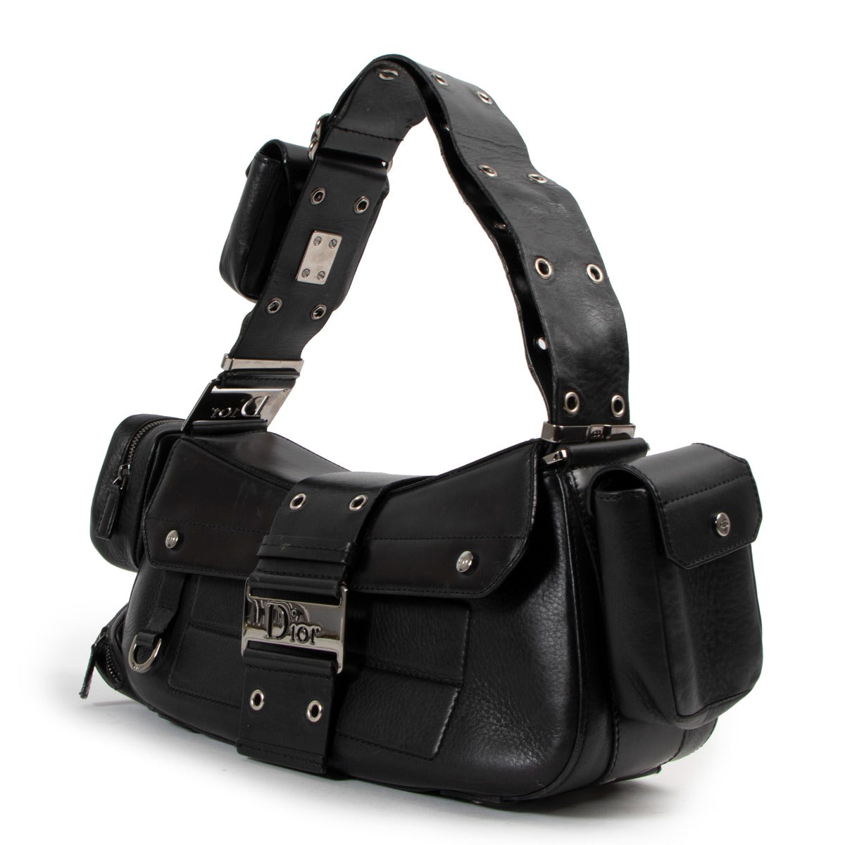 authentic second hand luxury designer vintage archive chrisitian dior john galliano dior street chic bag at labellov