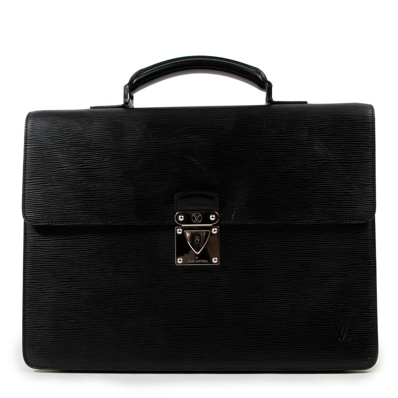 Louis Vuitton Black Epi Leather Robusto Briefcase