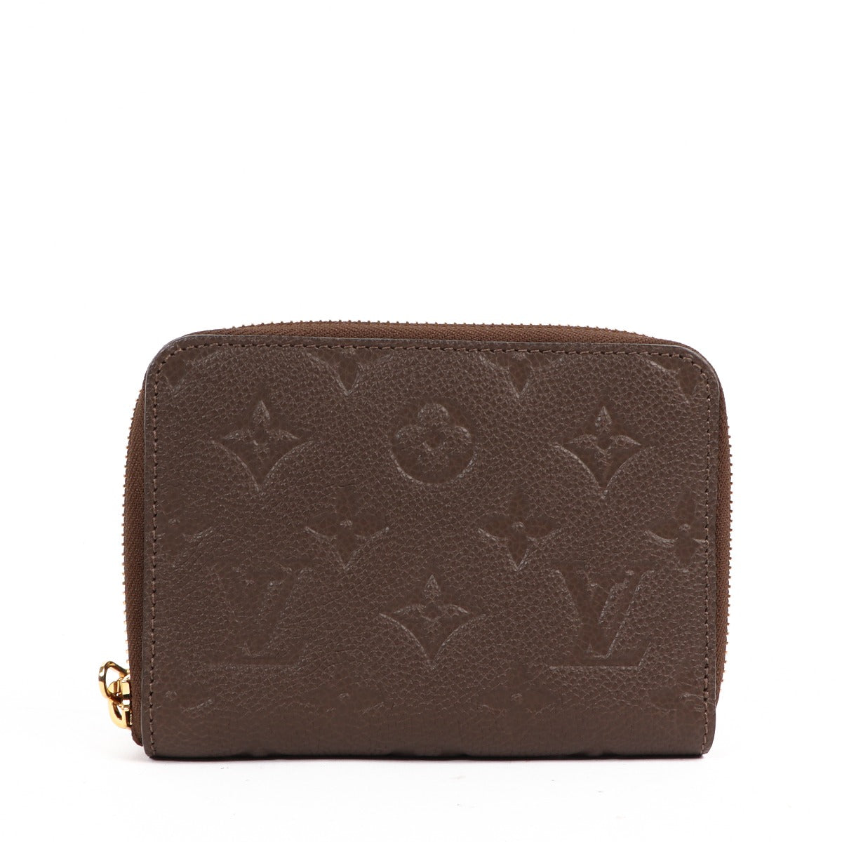 Portefeuille compact Louis Vuitton Monogram Empreinte Secret kaki