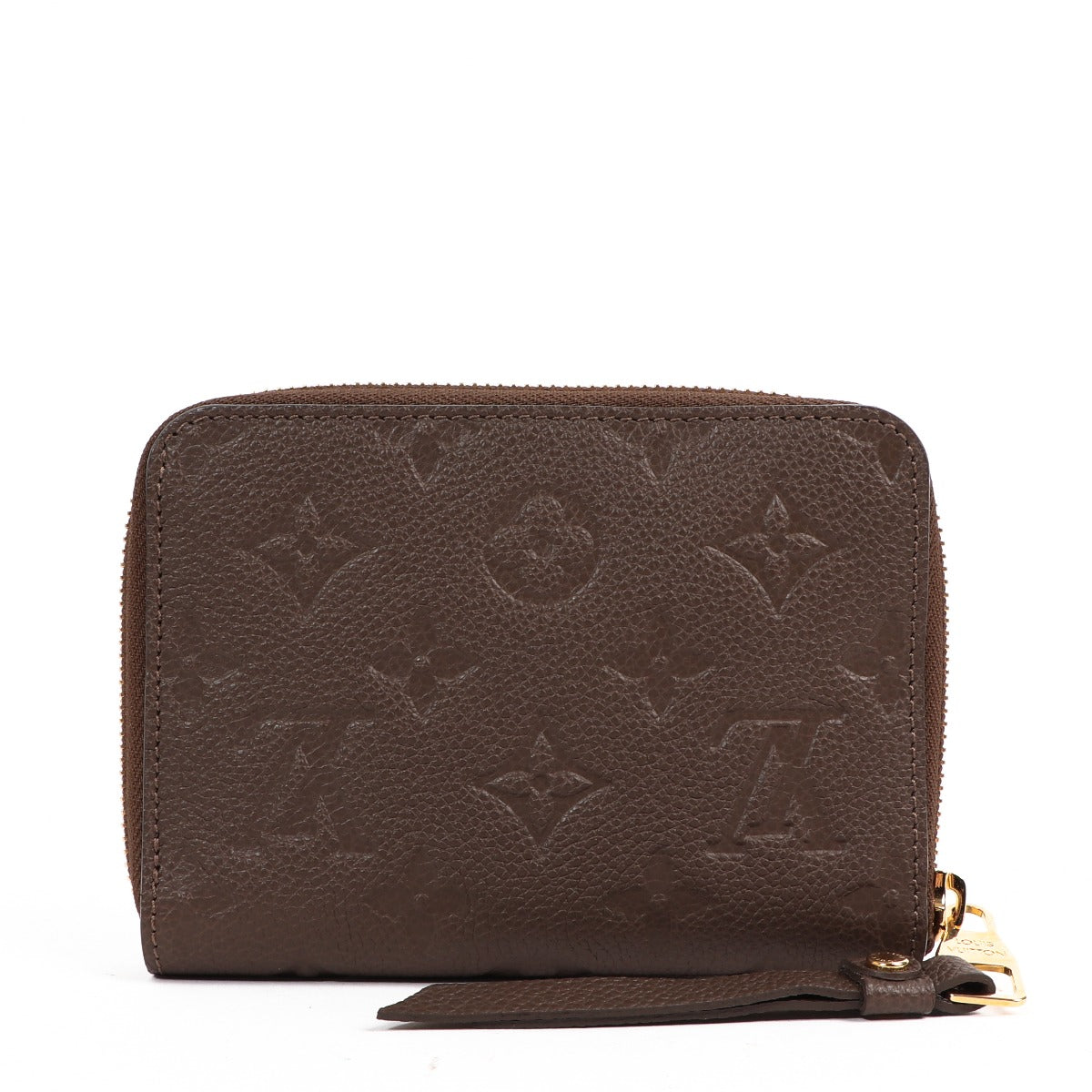 Portefeuille compact Louis Vuitton Monogram Empreinte Secret kaki
