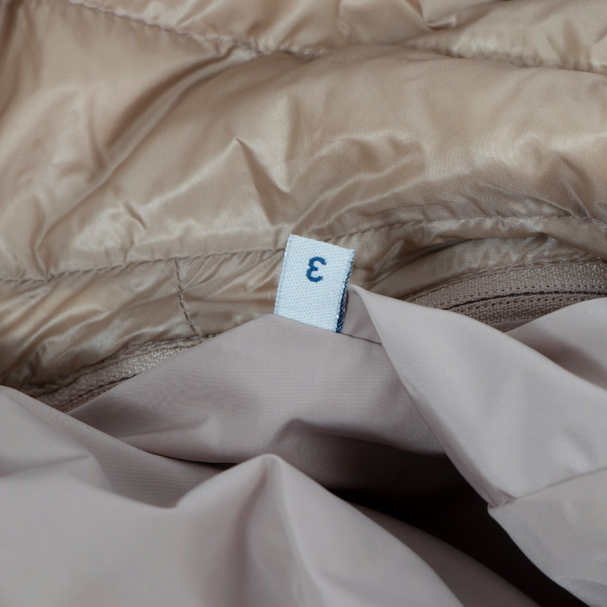 Moncler Lime Giubbotto Beige Nylon Windbreaker Jacket - Size 3