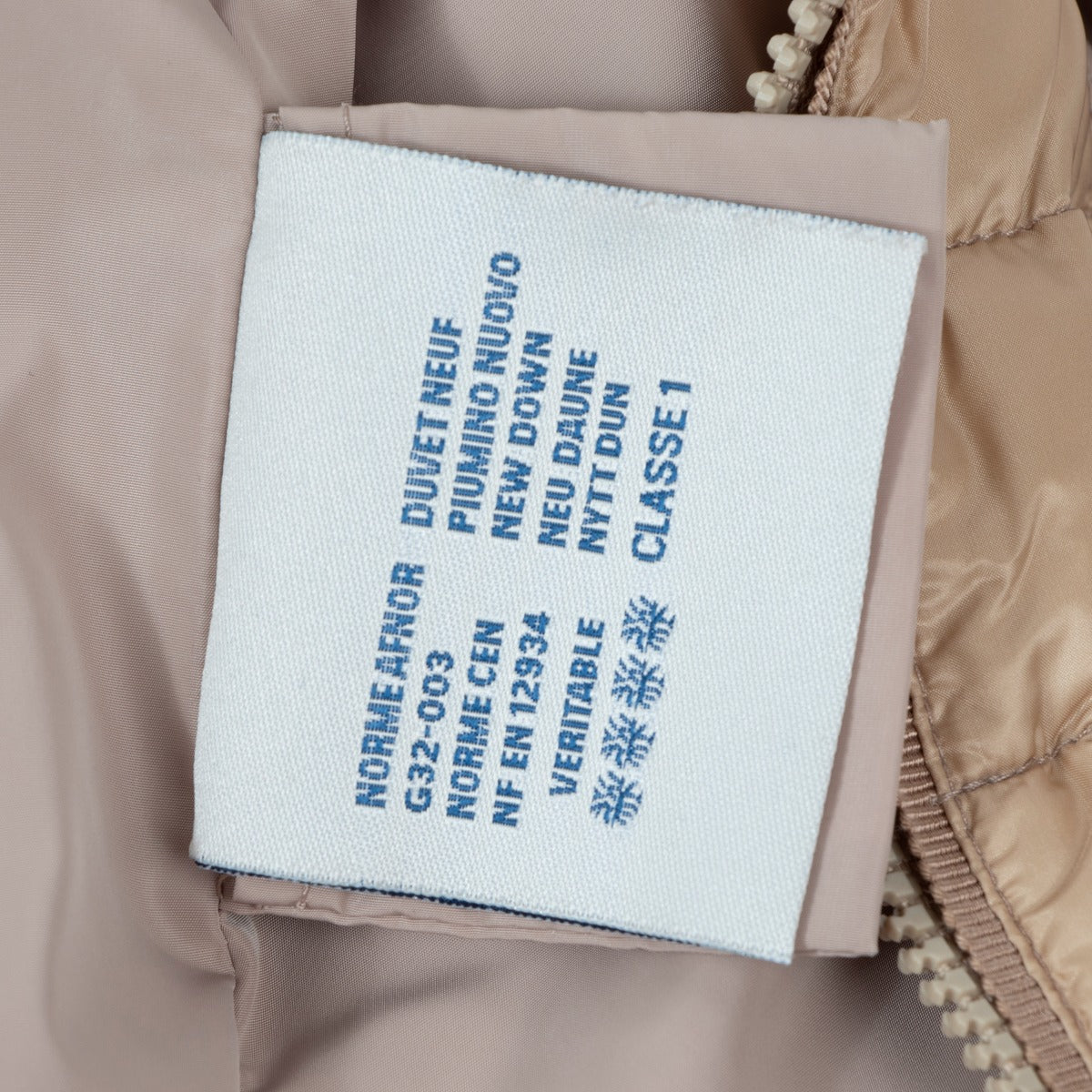 Moncler Lime Giubbotto Beige Nylon Windbreaker Jacket - Size 3