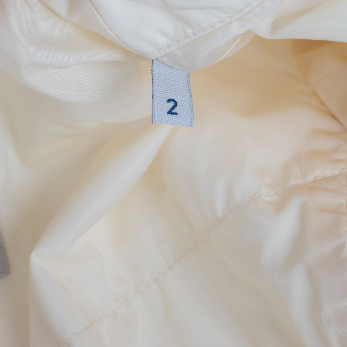 Moncler Venan Giacca White Lightweight Jacket - Size 2