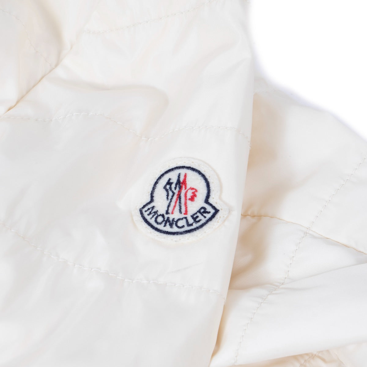 Moncler Venan Giacca White Lightweight Jacket - Size 2