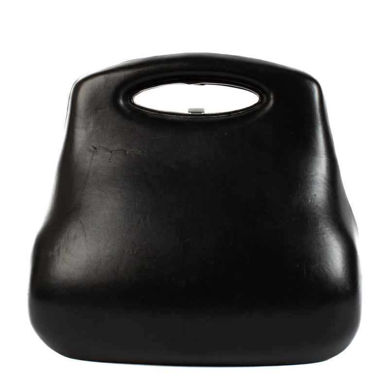 Authentic second hand designer vintage Chanel Black Millenium 2005 Bag on www.labellov.com