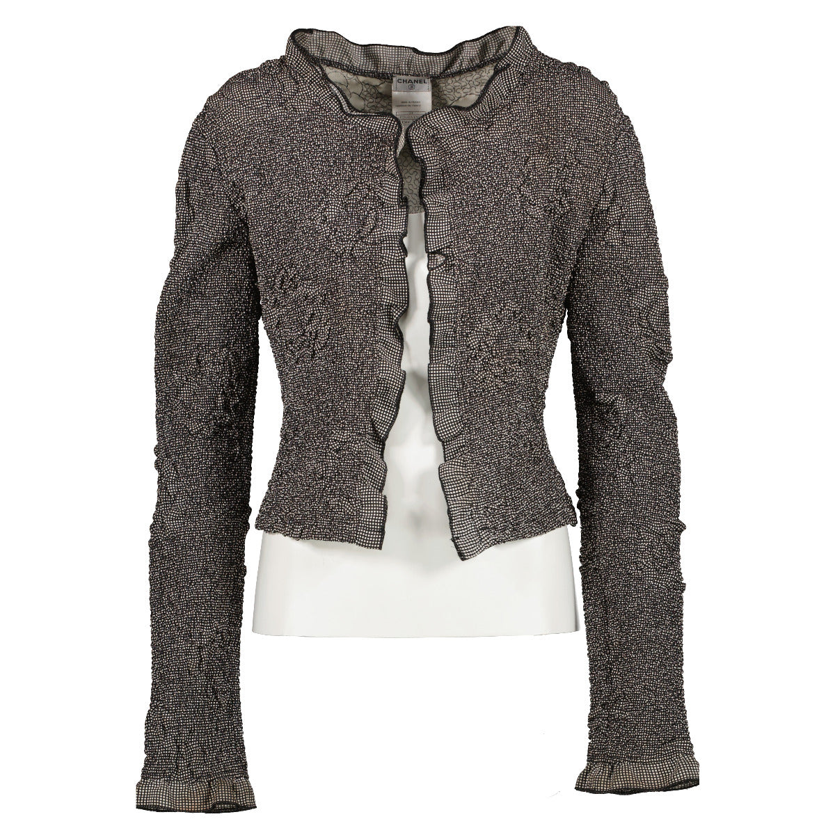 Chanel 04P Ruffle Camelia Vest - FR38