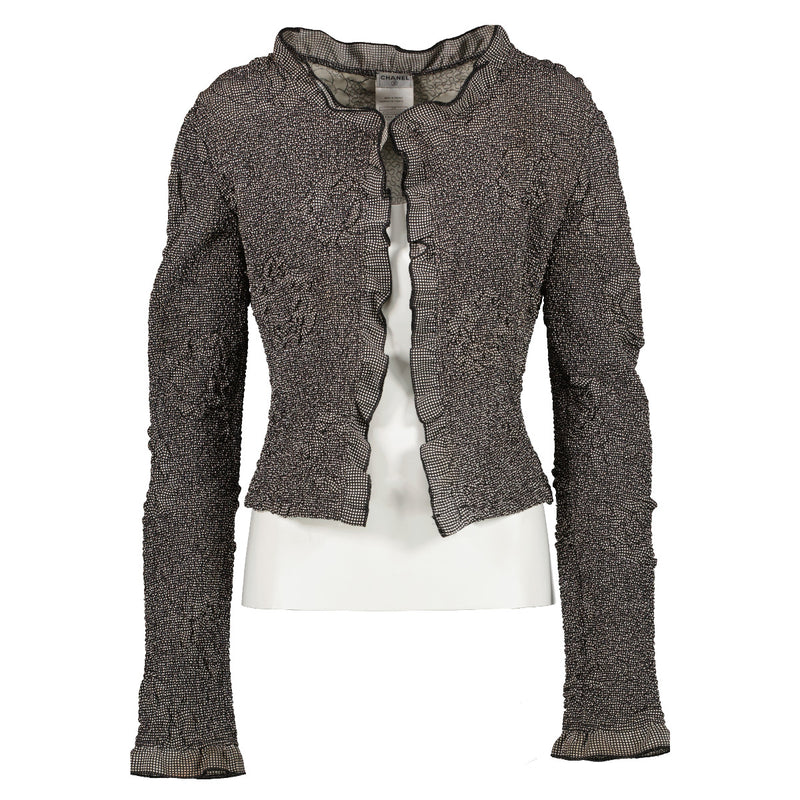 Chanel 04P Ruffle Camelia Vest - FR38