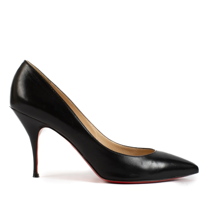 Christian Louboutin Black Piou Piou Heels