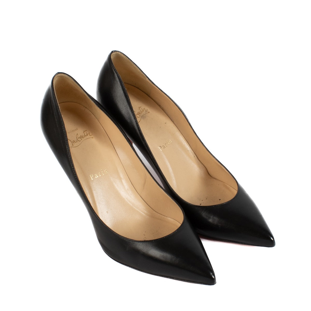 Christian Louboutin Black Piou Piou Pumps