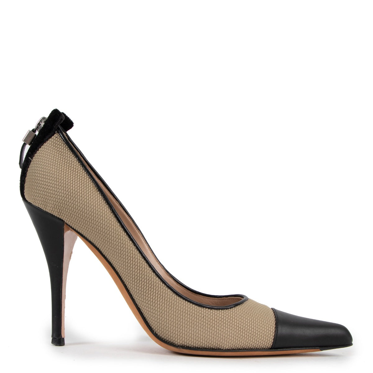 Yves Saint Laurent Vintage Canvas Cap Toe Pumps