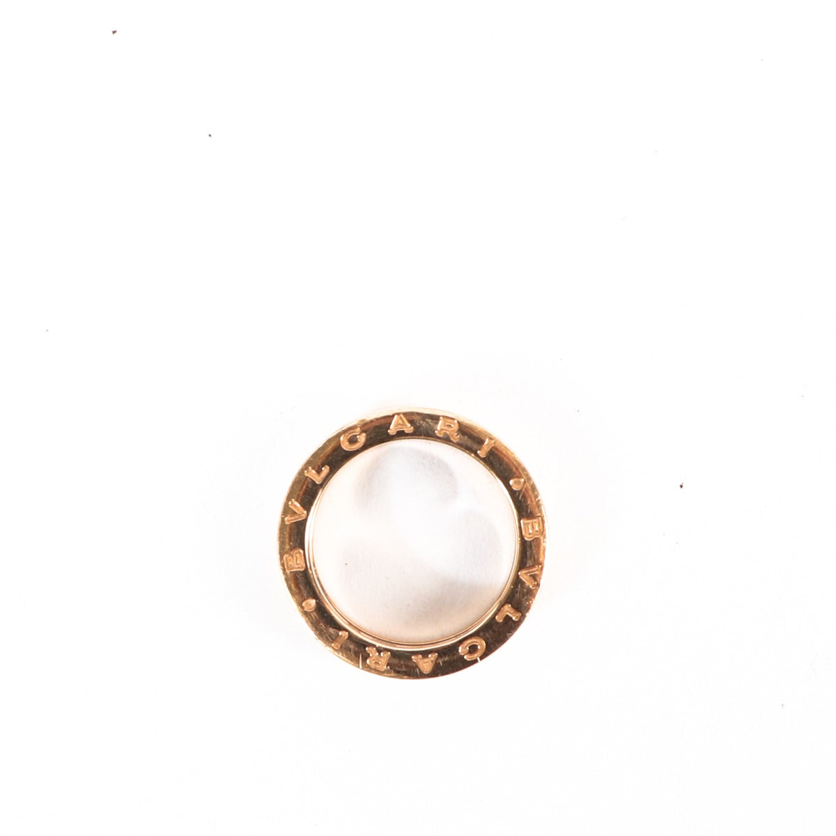 Buy an authentic second-hand Bvlgari Rose Black Gold Ceramic B.Zero 1 2 Band Ring Size - 7 in very good condition at Labellov in Antwerp.