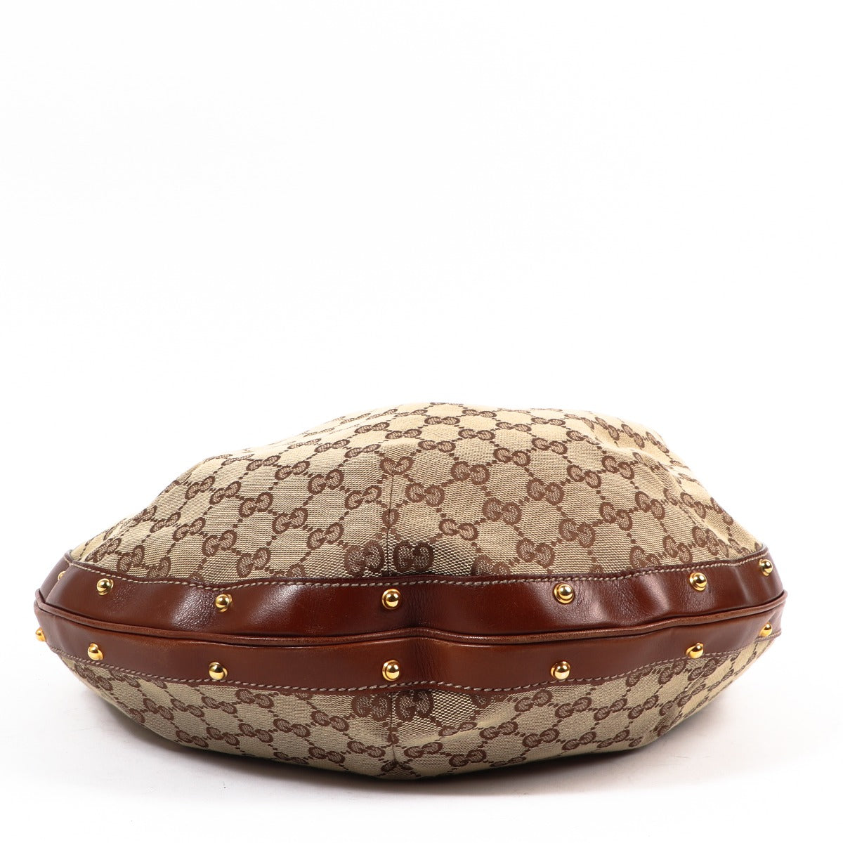 Buy an authentic second-hand Gucci Monogram Canvas Biba Hobo Shoulder Bag in very good condition at Labellov in Antwerp.