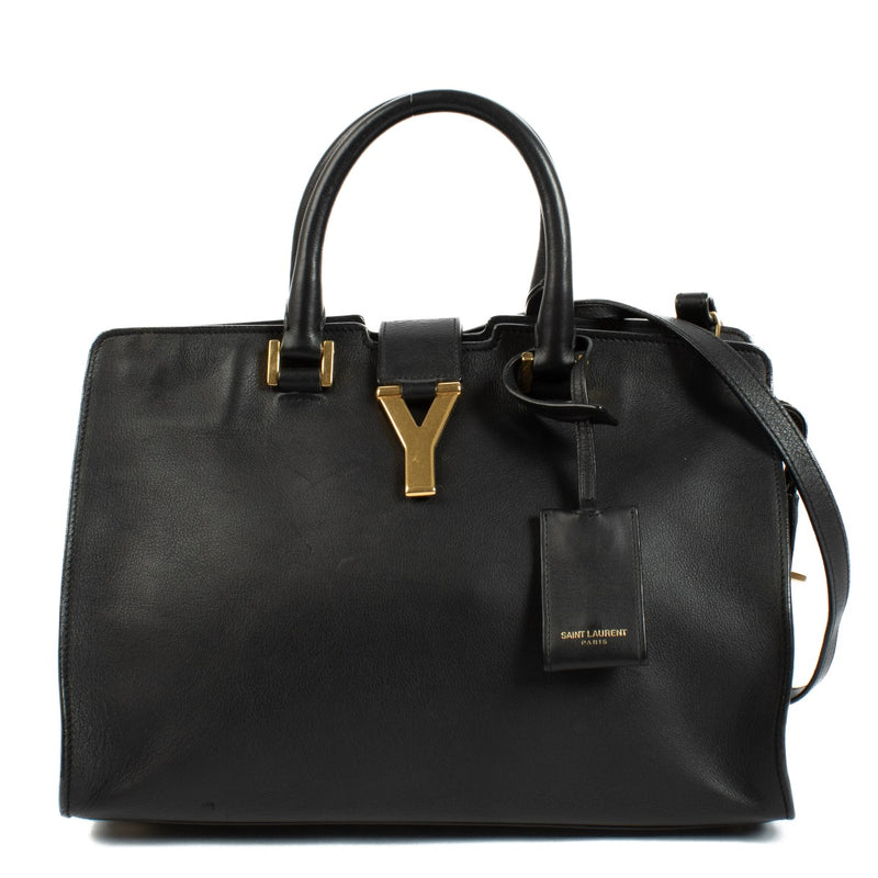 Saint Laurent Zwarte Kleine Cabas ChYc Tas