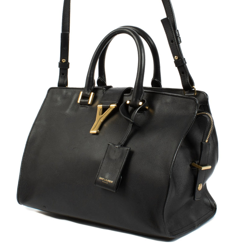 Saint Laurent Zwarte Kleine Cabas ChYc Tas