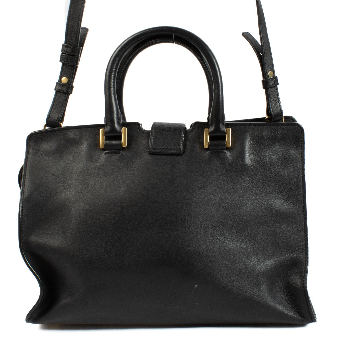 Saint Laurent Black Small Cabas ChYc Bag
