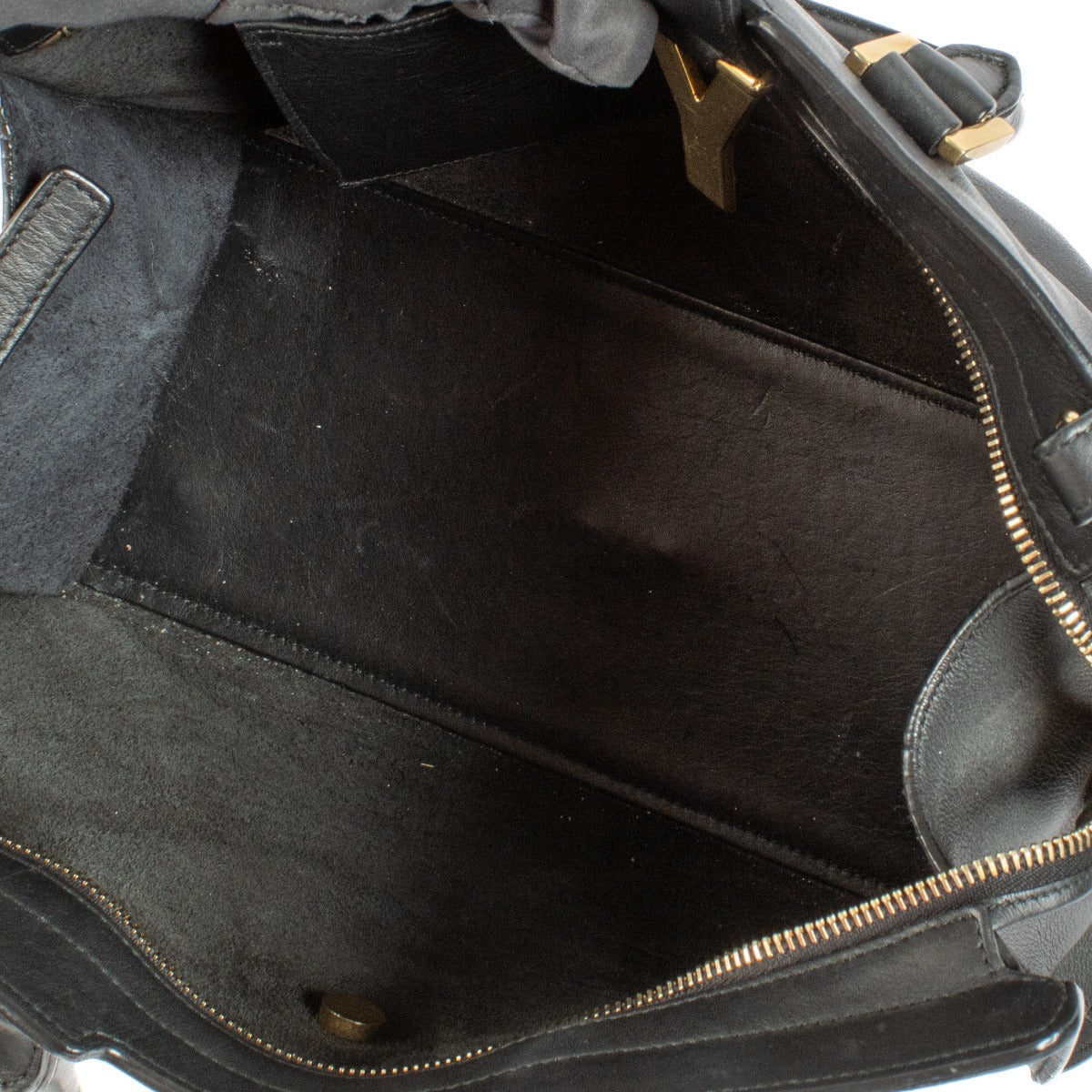 Saint Laurent Black Small Cabas ChYc Bag