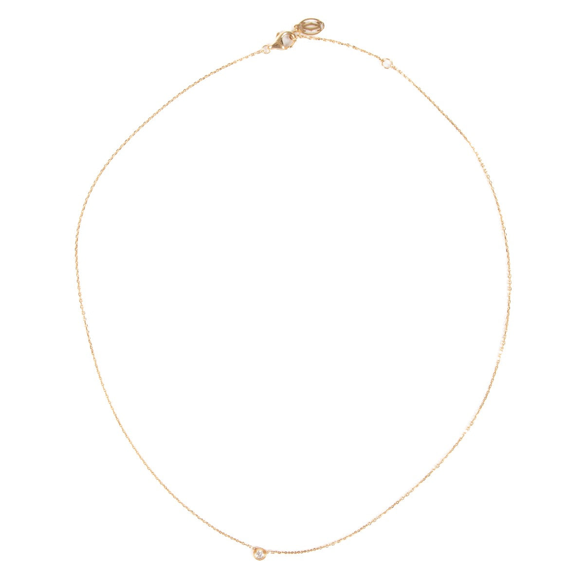 Shop safe online at Labellov in Antwerp, Brussels and Knokke this 100% authentic second hand Cartier 18k Yellow Gold Small D'Amour-Collier Necklace