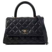 Shop 100% authentic second-hand Chanel Black Coco Top Handle On Labellov.com
