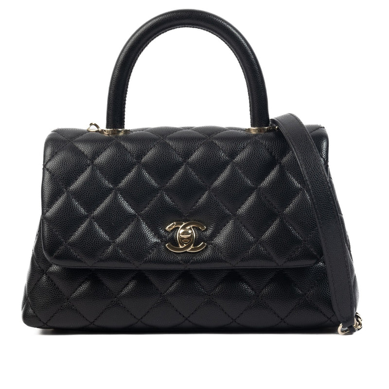 Shop 100% authentic second-hand Chanel Black Coco Top Handle On Labellov.com