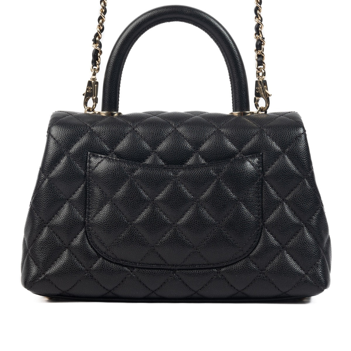 Shop 100% authentic second-hand Chanel Black Coco Top Handle On Labellov.com