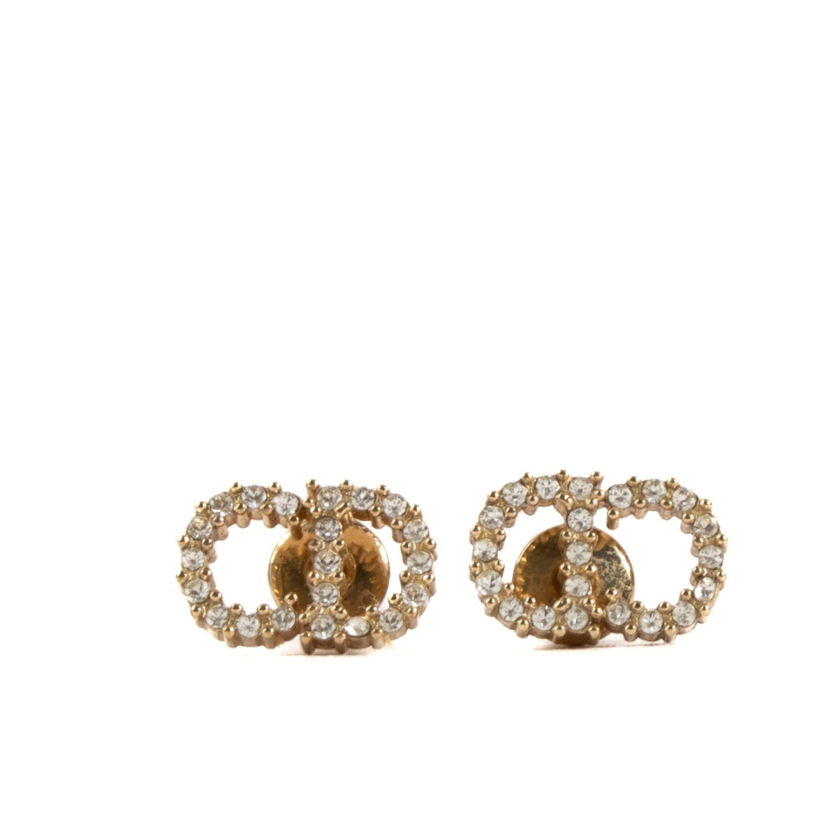 Shop 100% authentic secondhand Christian Dior Gold CD Earrings on Labellov.com