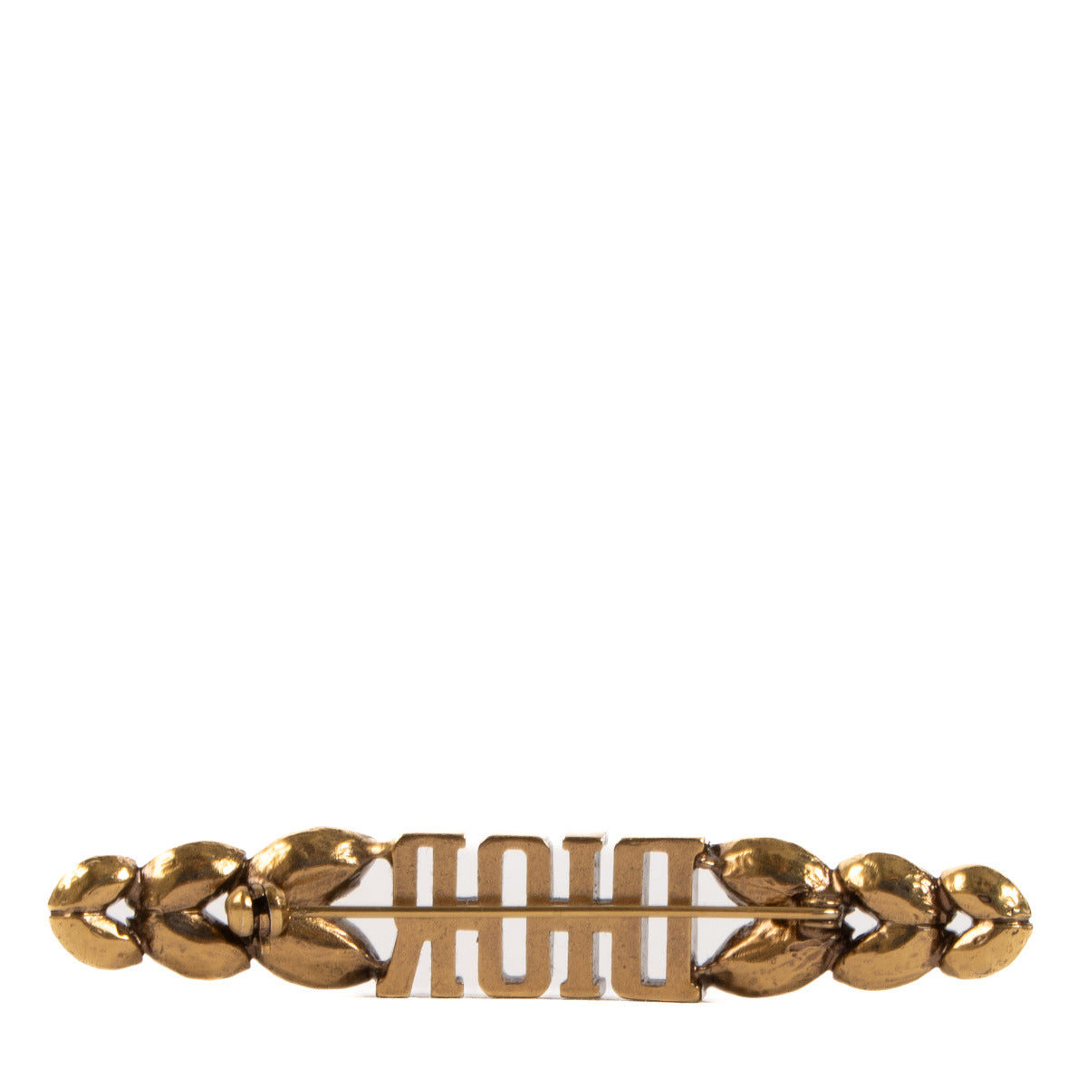 Christian Dior Brass Gold Brooch Pin