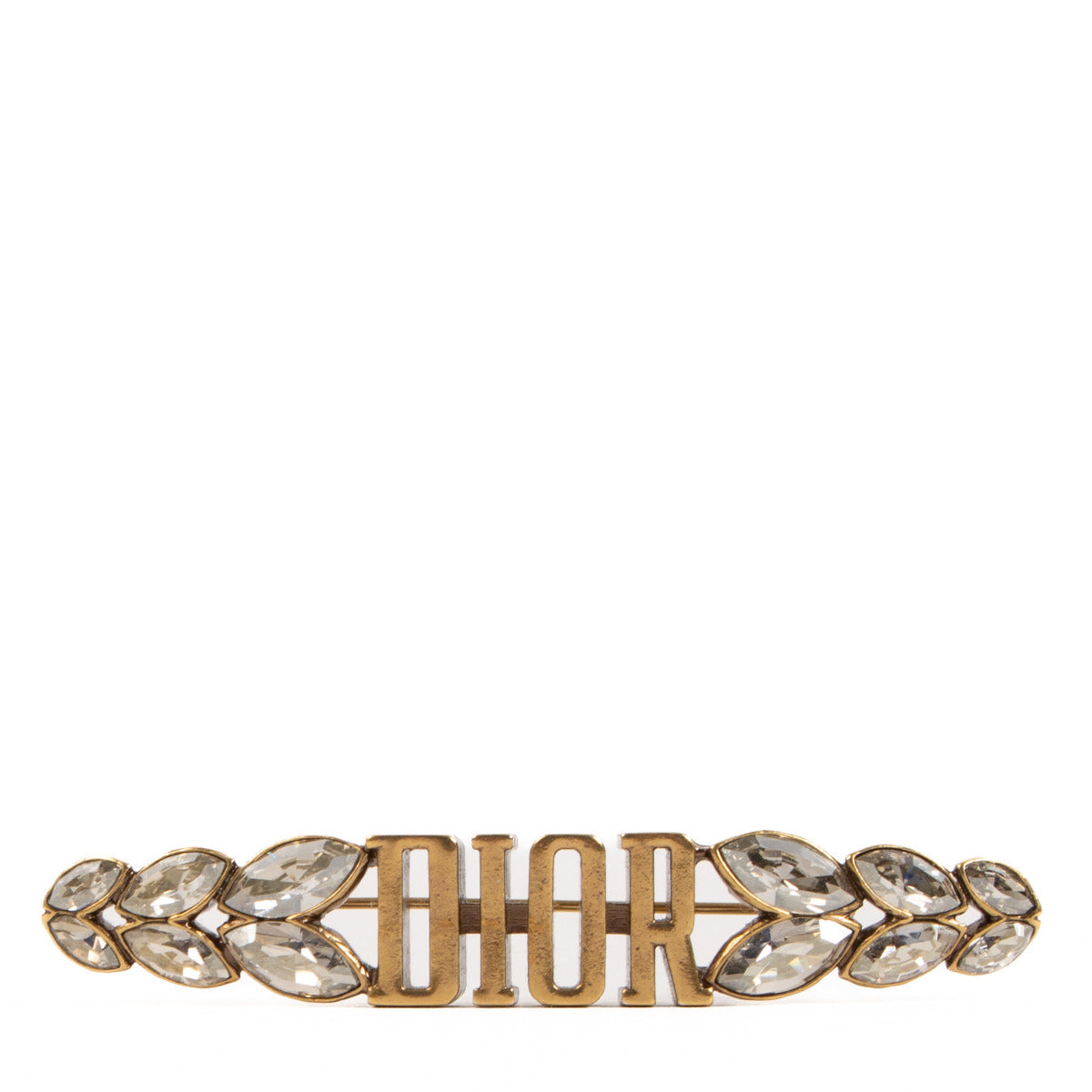 Christian Dior Brass Gold Brooch Pin