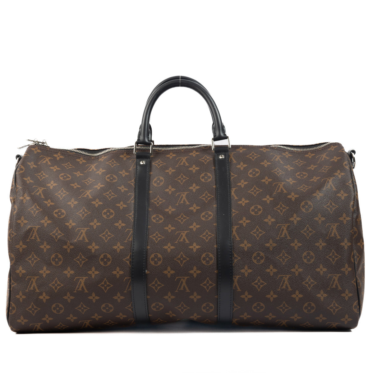 Louis Vuitton Keepall Bandoulière 55 Monogram Maccasar Travel Bag