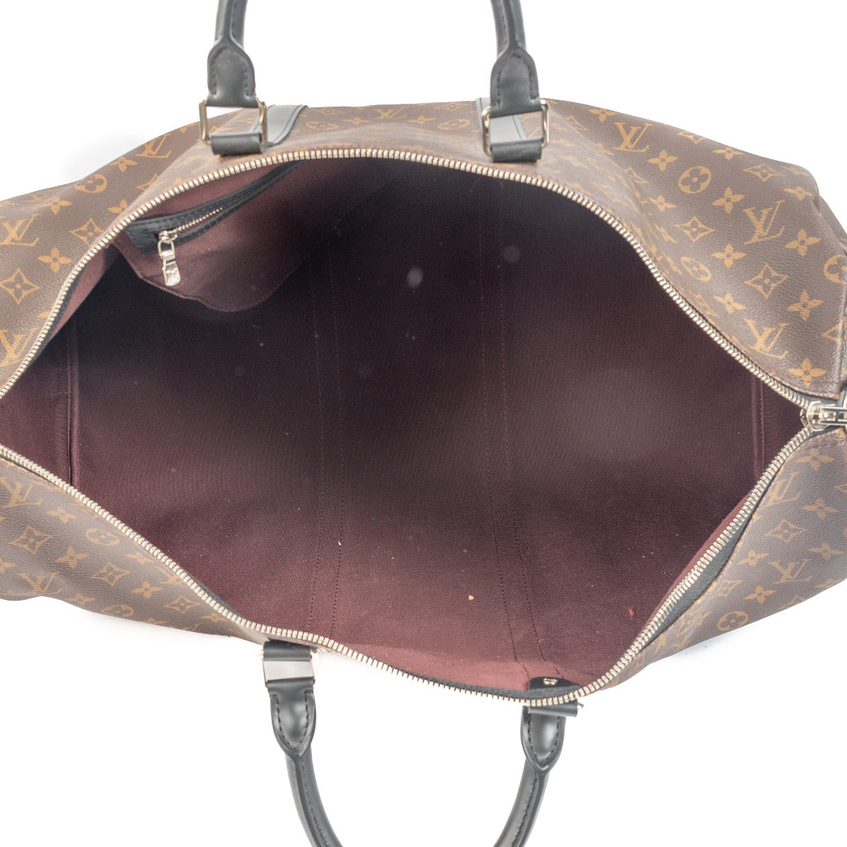 Louis Vuitton Keepall Bandoulière 55 Monogram Maccasar Travel Bag