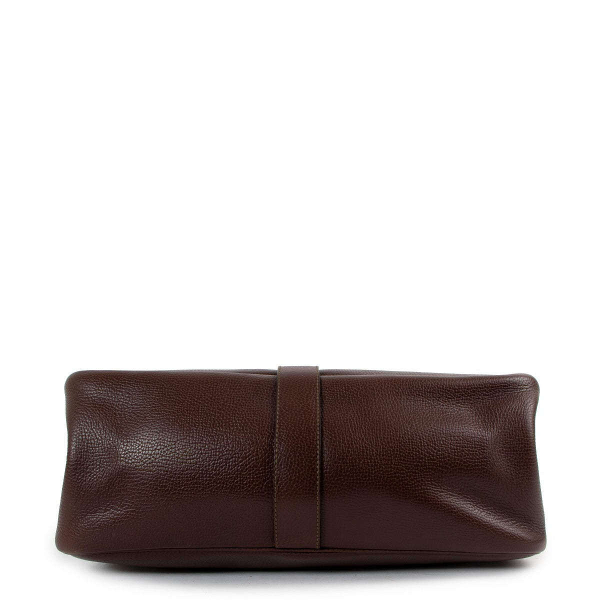 Delvaux Brown Leather Gin Fizz Bag