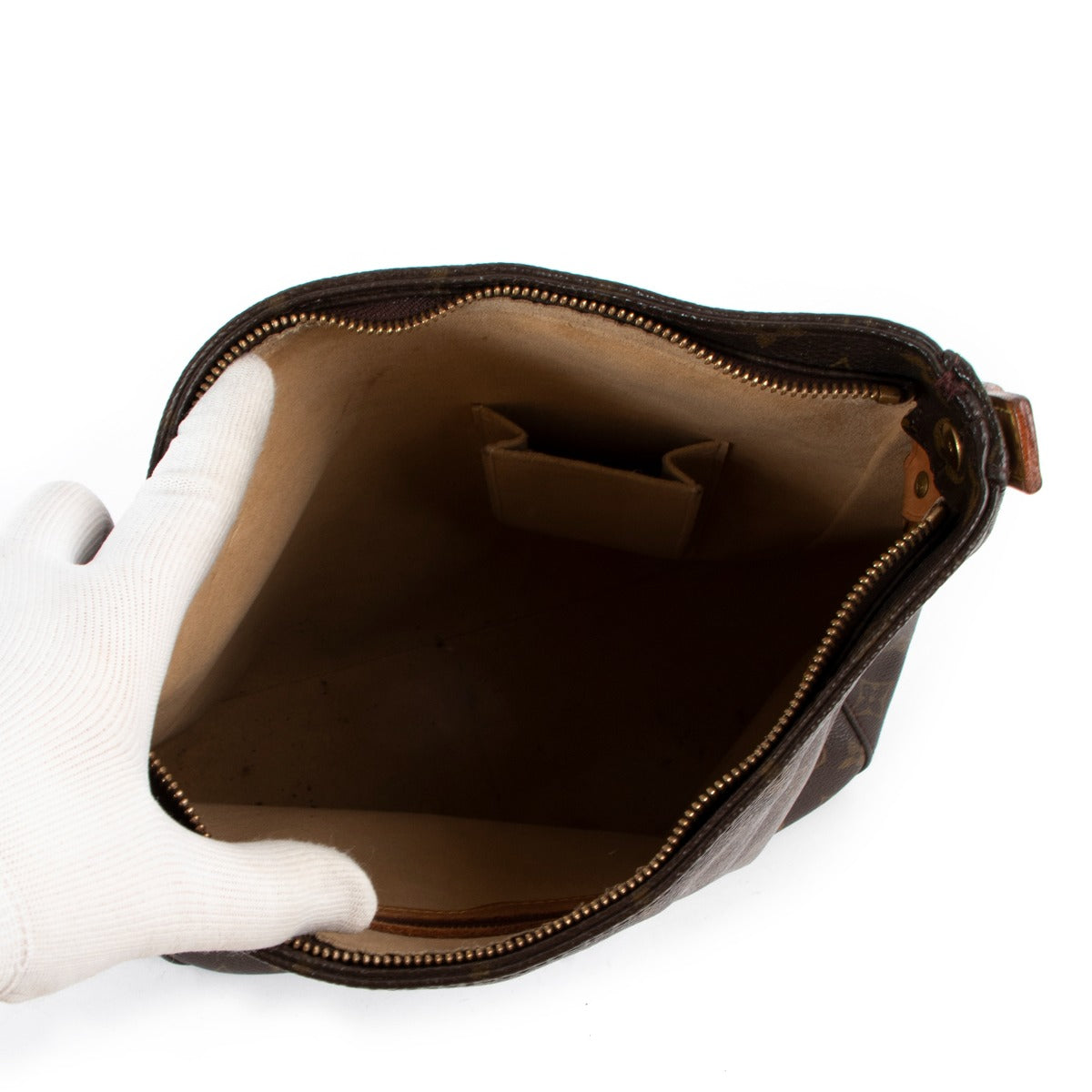 Delvaux Brown Leather Gin Fizz Bag