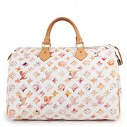 Louis Vuitton Speedy 35 Richard Prince Monogram Watercolor Aquarelle for the best price at Labellov secondhand luxury in Antwerp