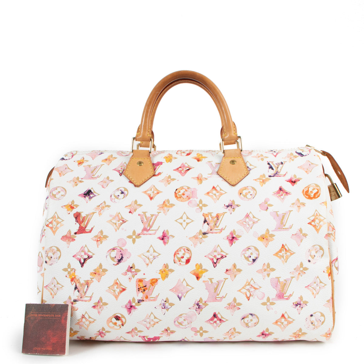 Louis Vuitton Speedy 35 Richard Prince Monogram Watercolor Aquarelle