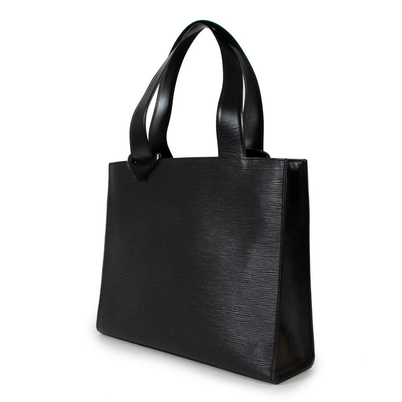 Louis Vuitton Black Epi Leather Z Gemeaux Tote Bag