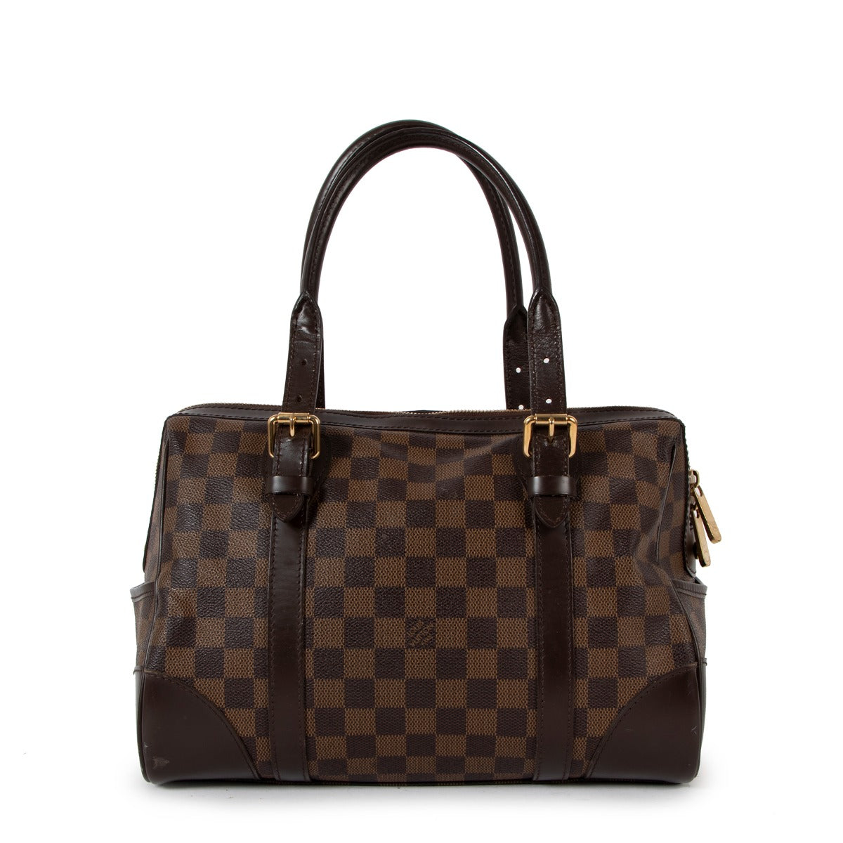 Louis Vuitton Damier Ebene Canvas Berkeley Handbag