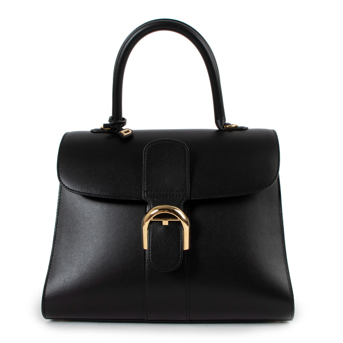 Delvaux Brillant MM Black Box Calf