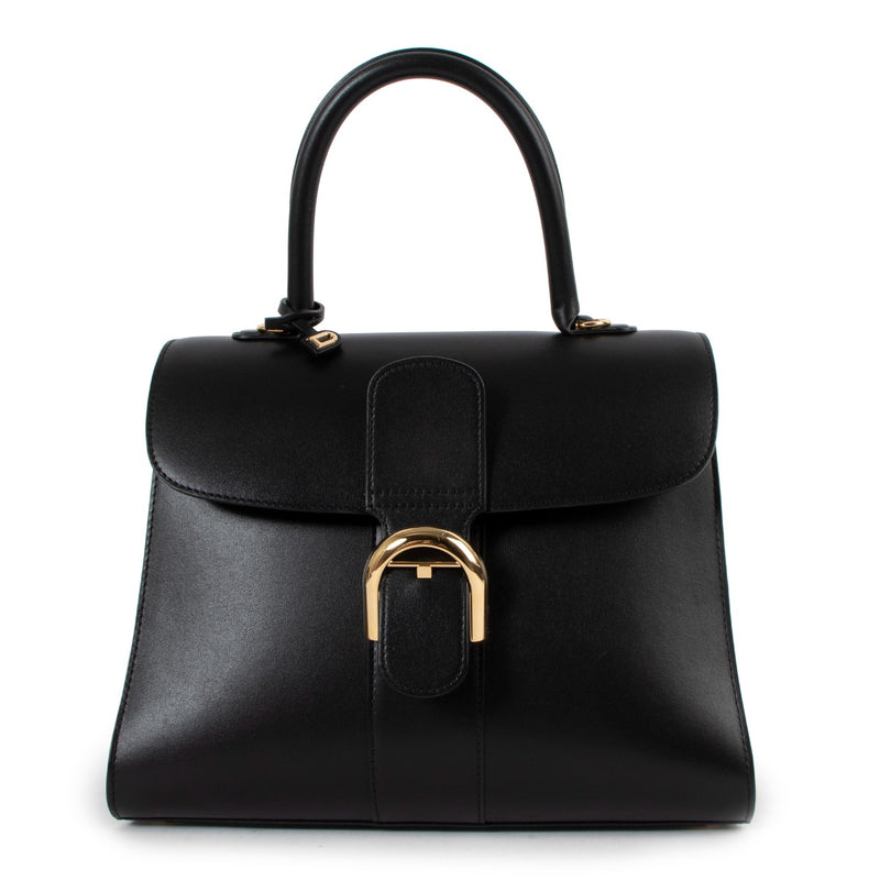 Delvaux Brillant MM Black Box Calf