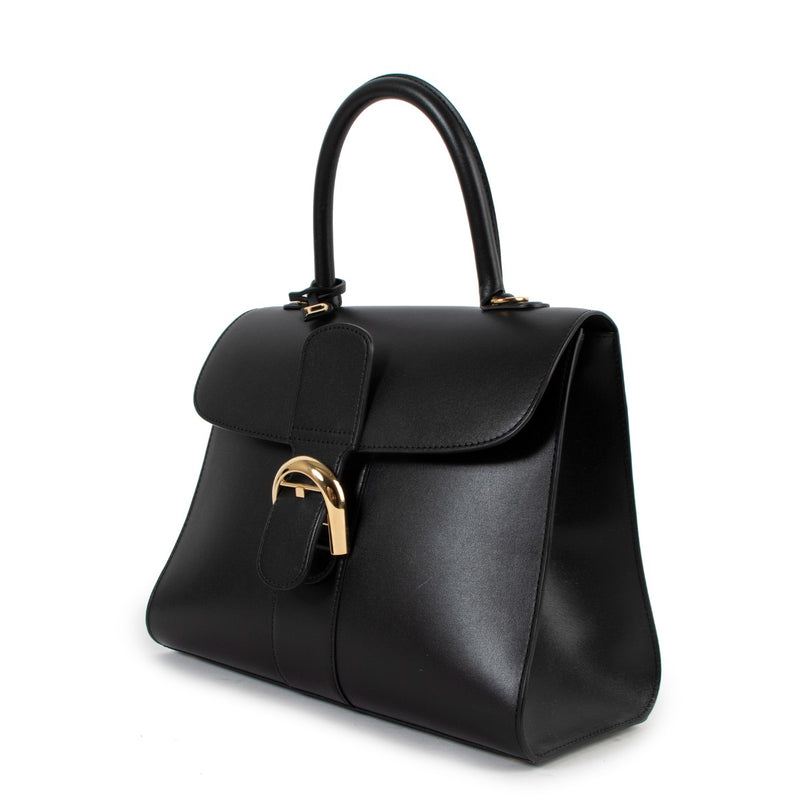 Delvaux Brillant MM Black Box Calf